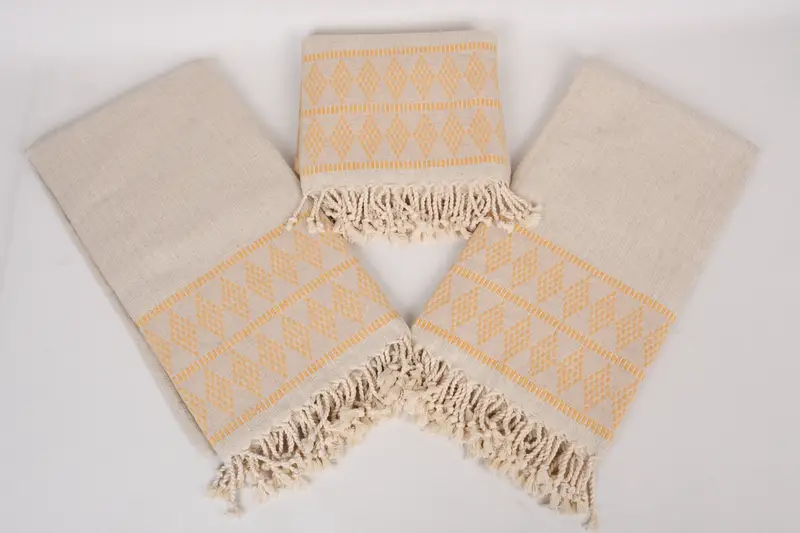 70x36 Linen Kilim Design Towel, Lightweight towel, Valentines Day Gift Idea, Organic Towel, Soft towel, Monogram Turkish Towel, Family Gift Basket - 6