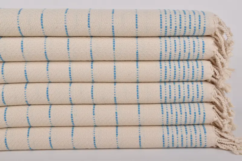 Wedding Favors, Monogram Kitchen Towel, Housewarming Gift, Holiday Towel, 36x18 Cotton Striped Design Towel, Bathroom Towels, Gift Boxes Tea Towels - 2