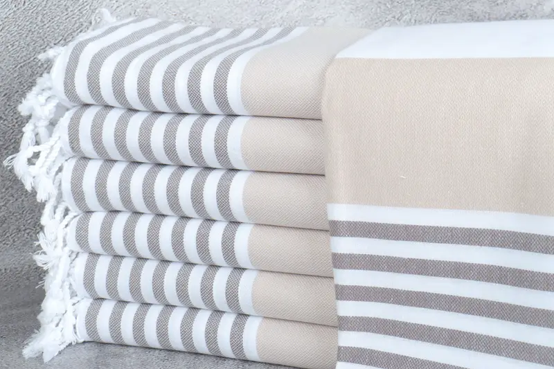 Personalisiertes Geschenk, 70x40 Baumwollstreifentuch, Geschenk für ihn, Junggesellengeschenke, kundenspezifische Monogramm türkische Strandtuch, USA, Brautjungfer Vorschlag Geschenk - 1