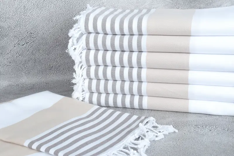 Personalisiertes Geschenk, 70x40 Baumwollstreifentuch, Geschenk für ihn, Junggesellengeschenke, kundenspezifische Monogramm türkische Strandtuch, USA, Brautjungfer Vorschlag Geschenk - 2