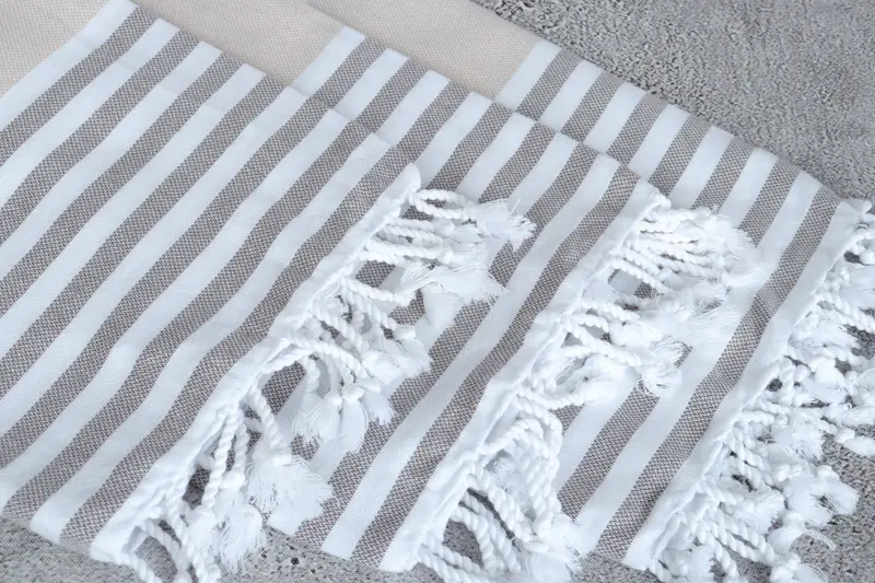Personalisiertes Geschenk, 70x40 Baumwollstreifentuch, Geschenk für ihn, Junggesellengeschenke, kundenspezifische Monogramm türkische Strandtuch, USA, Brautjungfer Vorschlag Geschenk - 5