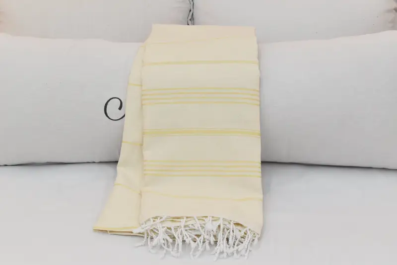 96x80 Cotton Striped Towel, Wedding Favors, Halloween Blanket, Merry Christmas Gifts, Monogram Blanket, Bridal Shower Gift, Organic Beach Blanket - 4