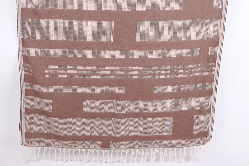 Decorative Towel, Peshtemal Towel USA, 68x38 Cotton Chevron Towel, Christmas Favors, Custom Wedding Gifts, Bachelorette Gifts, Turkish beach towel - 2