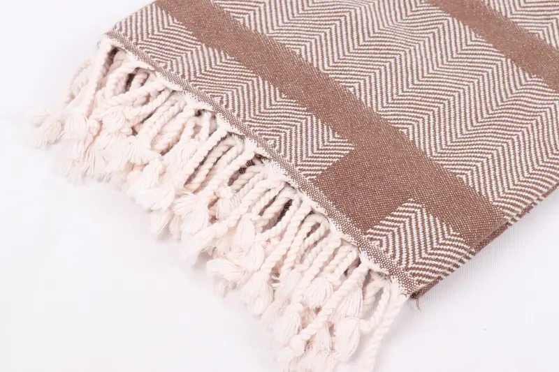 Decorative Towel, Peshtemal Towel USA, 68x38 Cotton Chevron Towel, Christmas Favors, Custom Wedding Gifts, Bachelorette Gifts, Turkish beach towel - 14
