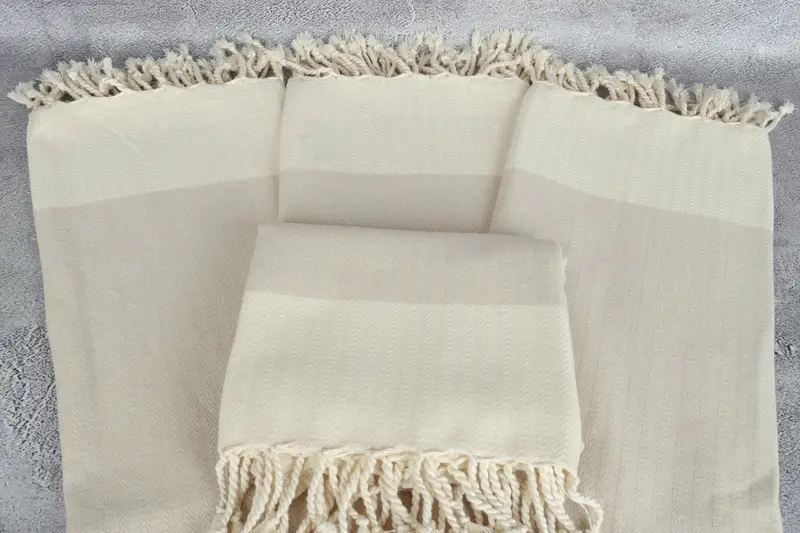 Eco-friendly Turkish towel for home and travel, Wedding Gifts Towel, Family Gift, 68x36 Cotton Palm Design Towel, Gifts For Him, Bridesmaid Gift - 4