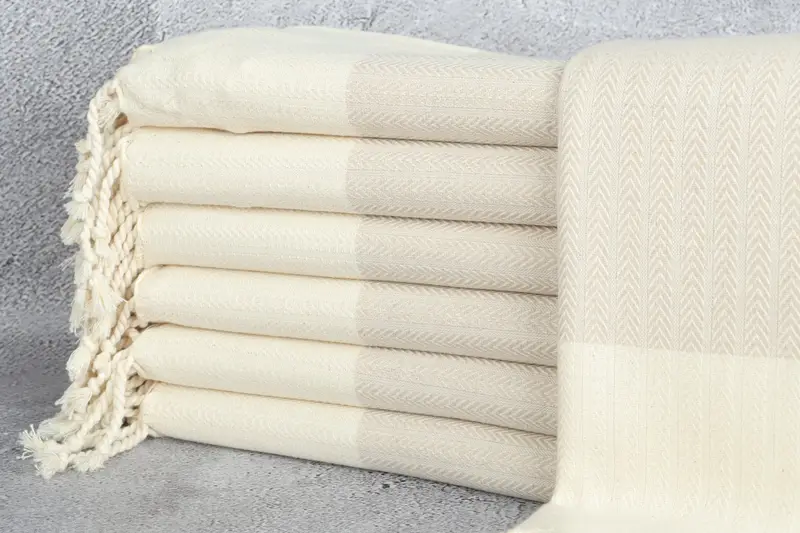 Eco-friendly Turkish towel for home and travel, Wedding Gifts Towel, Family Gift, 68x36 Cotton Palm Design Towel, Gifts For Him, Bridesmaid Gift - 1