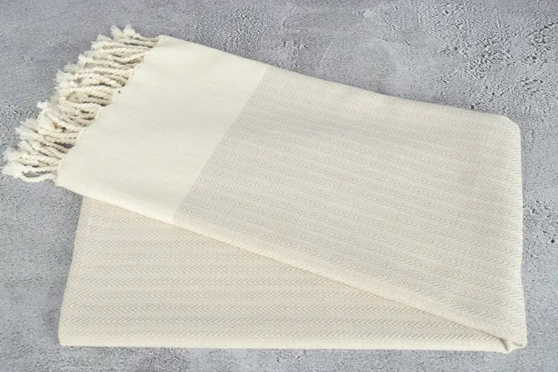 Eco-friendly Turkish towel for home and travel, Wedding Gifts Towel, Family Gift, 68x36 Cotton Palm Design Towel, Gifts For Him, Bridesmaid Gift - 6