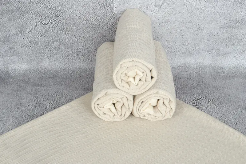 Eco-friendly Turkish towel for home and travel, Wedding Gifts Towel, Family Gift, 68x36 Cotton Palm Design Towel, Gifts For Him, Bridesmaid Gift - 7