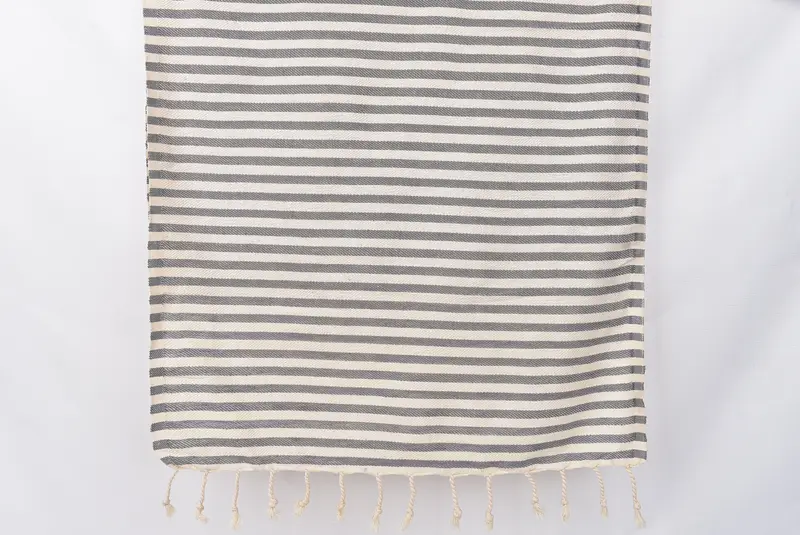 40x18 Cotton Striped Towel, Monogrammed Hand Towel, Bachelor Gift, Personalized Kitchen Towel, Personalized Gift, Gym Towel, Boyfriend Gift - 8