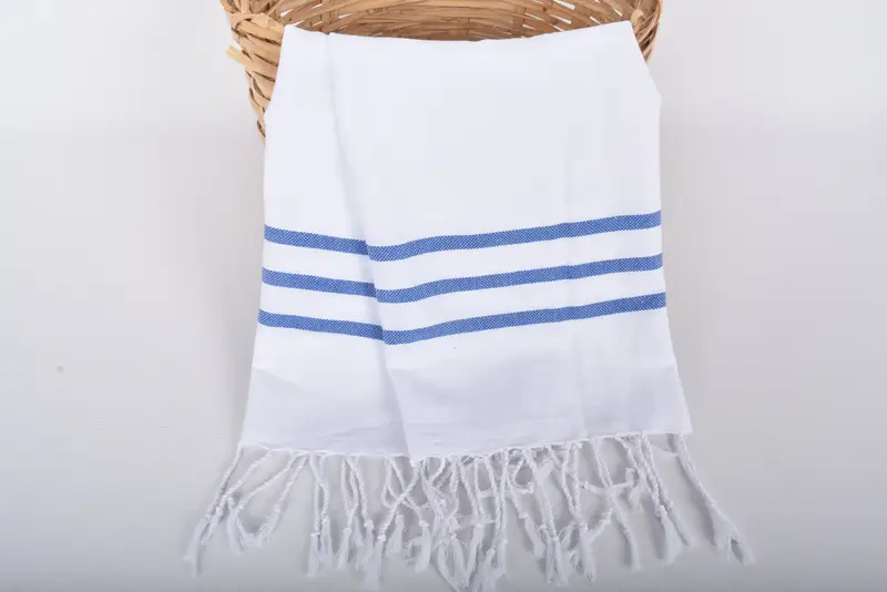 Wedding Favors, Kitchen Towel, Monogrammed Hand Towel, 40x20 Cotton Striped Towel, Gift For Coworker, Custom Wedding Gift From Bridesmaid - 5