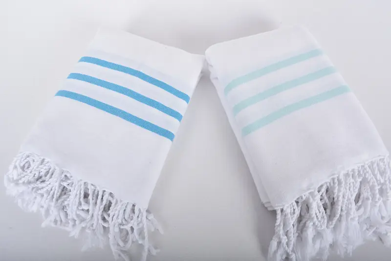 Wedding Favors, Kitchen Towel, Monogrammed Hand Towel, 40x20 Cotton Striped Towel, Gift For Coworker, Custom Wedding Gift From Bridesmaid - 6