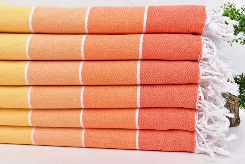 Turkish Bath Towel Set, Valentines Day Gift For Her, Wedding For Favor, Cotton towel, Turkish Towel Beach, Gift For Her, 70x40 Cotton Striped Towel - 3
