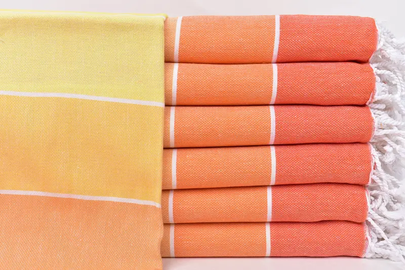 Turkish Bath Towel Set, Valentines Day Gift For Her, Wedding For Favor, Cotton towel, Turkish Towel Beach, Gift For Her, 70x40 Cotton Striped Towel - 1
