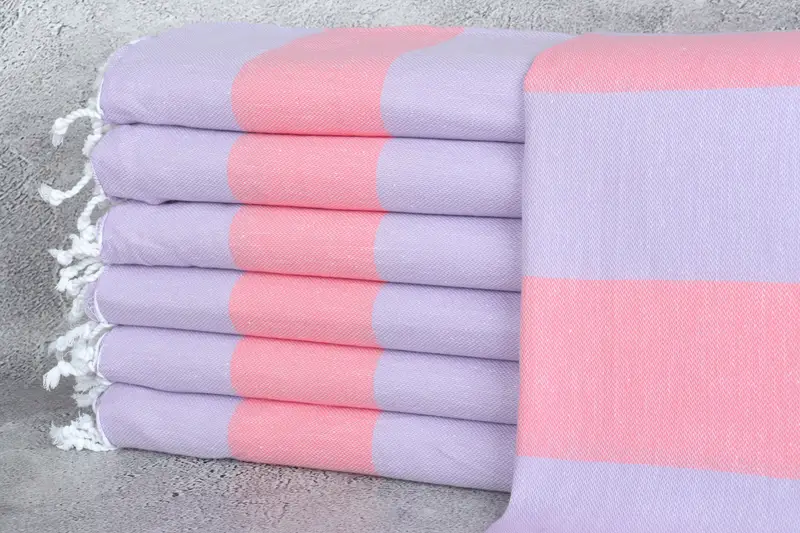 Fouta towel, Absorbent towel, Personalized Wedding Gift For Couple, 70x40 Cotton Striped Towel, Bath towel, Guest Towel, Embroidery Towel, Gym Towel - 1