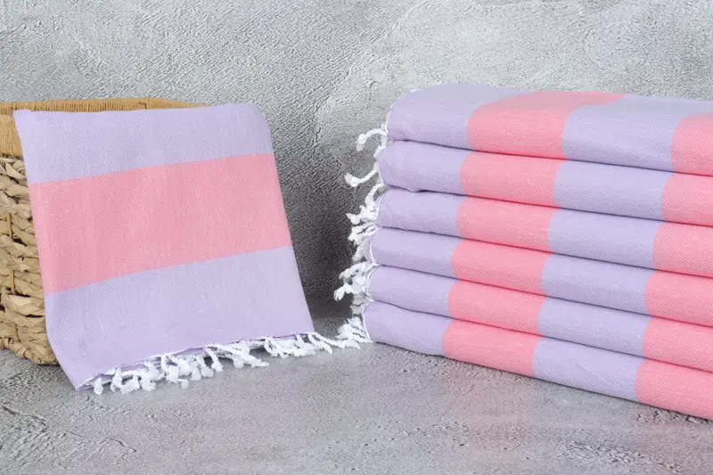 Fouta towel, Absorbent towel, Personalized Wedding Gift For Couple, 70x40 Cotton Striped Towel, Bath towel, Guest Towel, Embroidery Towel, Gym Towel - 3