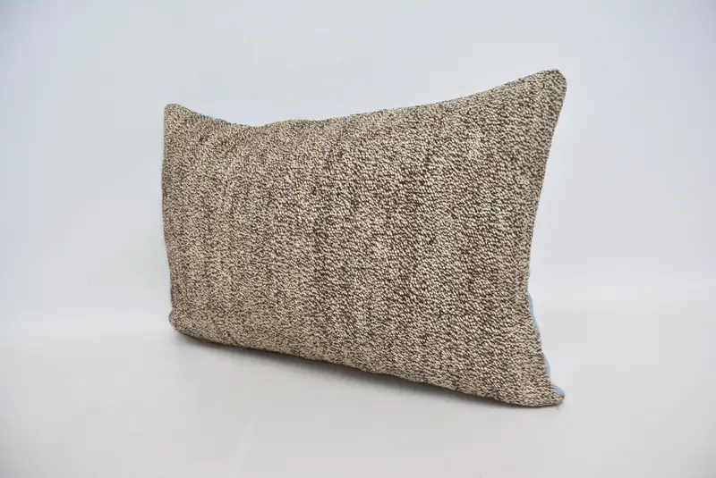 Throw Kilim Pillow, Kilim Pillow Cover, Interior Designer Pillow, Bright Cushion Cover, 16x24 Beige Pillow Cover, Pillow, Vintage Throw Cushion - 4
