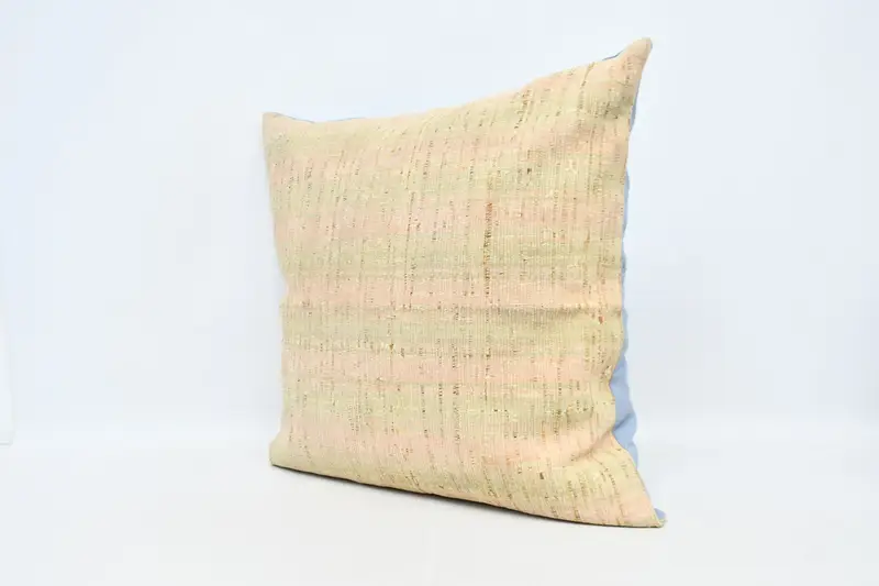 Kilim Pillow, Interior Designer Pillow, Pillow Cover, Toss Pillow Sham, Kilim Cushion Sham, Toss Pillow Cover, 32x32 Beige Pillow Case - 4