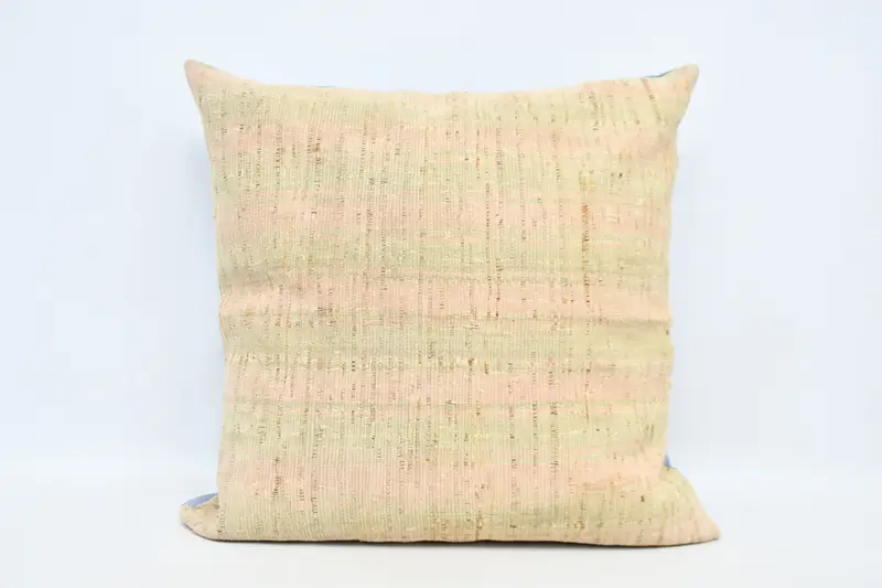 Kilim Pillow, Interior Designer Pillow, Pillow Cover, Toss Pillow Sham, Kilim Cushion Sham, Toss Pillow Cover, 32x32 Beige Pillow Case - 1