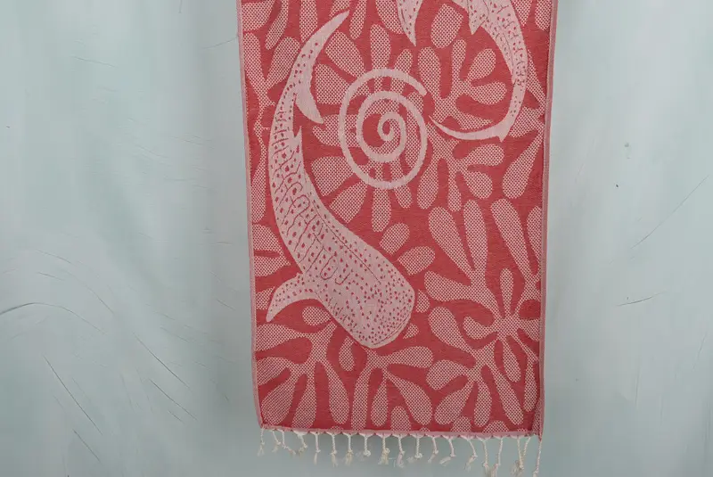 Personalized Gifts, Personalized Wedding Gift For Couple, Personalized Kitchen Towel, 40x18 Cotton Whale Design Towel, Monogrammed Hand Towel - 1
