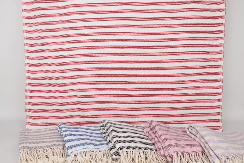 Custom Towel, Bachelorette Party Gifts Bridesmaids, 70x40 Cotton Herringbone Towel, Monogram Beach Towel, Decorative Towel, Employee Gifts - 4