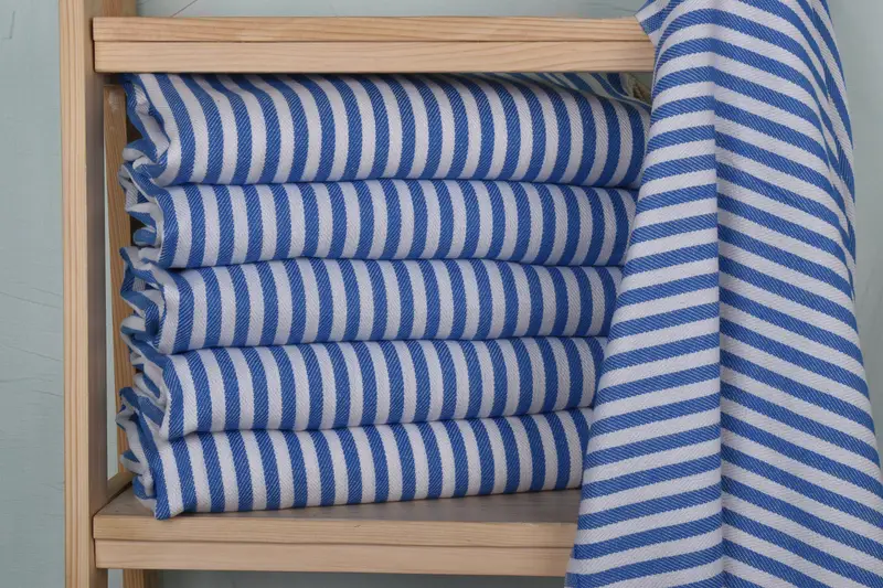 Monogram Hand Towel, Gym Towel, Personalized Hand Towel, Bachelor Gifts, Monogram Kitchen Towel, 40x18 Cotton Striped Towel, Girl Trip Party Favor - 2