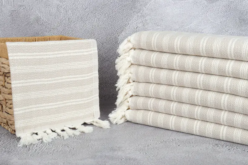 Turkish Towel Hand Towel, Xmas Gifts, Monogram Hand Towel, 32x18 Cotton Flat Towel, Kitchen Towel, Maid Of Honor Gift, Valentine Day Gift For Her - 3