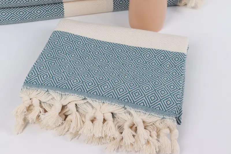 Turkish Towel Beach Towel, Beach towel, Quick-dry peshtemal, Gift Towel, Turkish towel bulk order for wedding gifts, Absorbent Turkish towel - 5