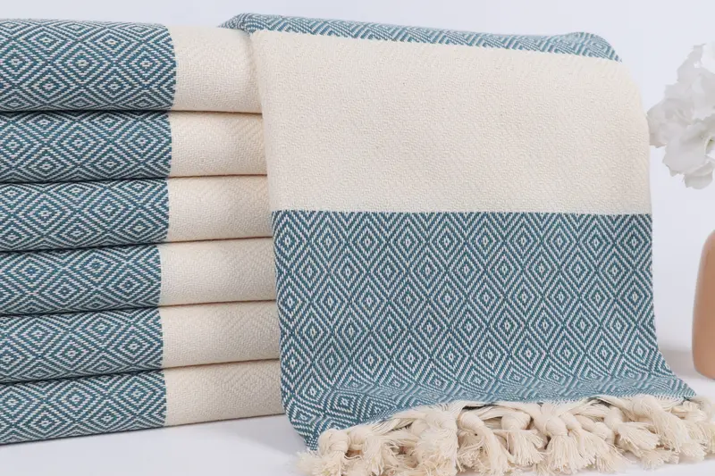 Turkish Towel Beach Towel, Beach towel, Quick-dry peshtemal, Gift Towel, Turkish towel bulk order for wedding gifts, Absorbent Turkish towel - 2