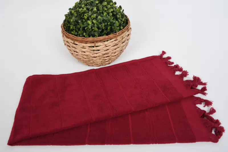 Toalla de cocina monogram, favor de la despedida de soltera, regalo personalizado, regalo hecho a mano, toalla de Terry a rayas de algodón 40x18, toalla de cocina personalizada - 4