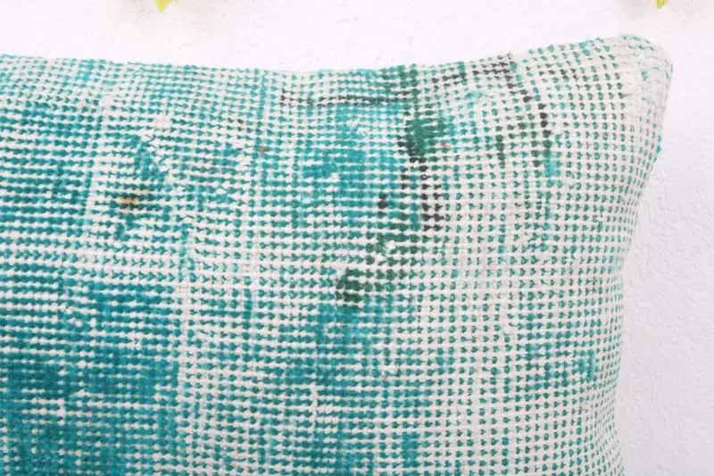 12x20 Green Pillow Sham, Oriental Cushion, Anatolian Cushion Case, Pillow, Pillow for Sofa, Boho Pillow Sham Cover, Interior Designer Pillow - 4