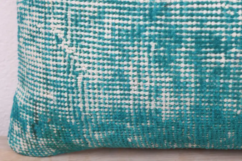 12x20 Green Pillow Sham, Oriental Cushion, Anatolian Cushion Case, Pillow, Pillow for Sofa, Boho Pillow Sham Cover, Interior Designer Pillow - 3