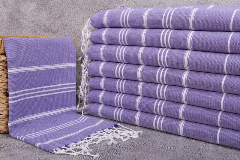 Bulk Order Towel, Embroidery Towel, Monogram Hand Towel, 40x24 Cotton Striped Towel, Custom Hand Towel, Personalize Gift, Monogrammed Hand Towel - 3