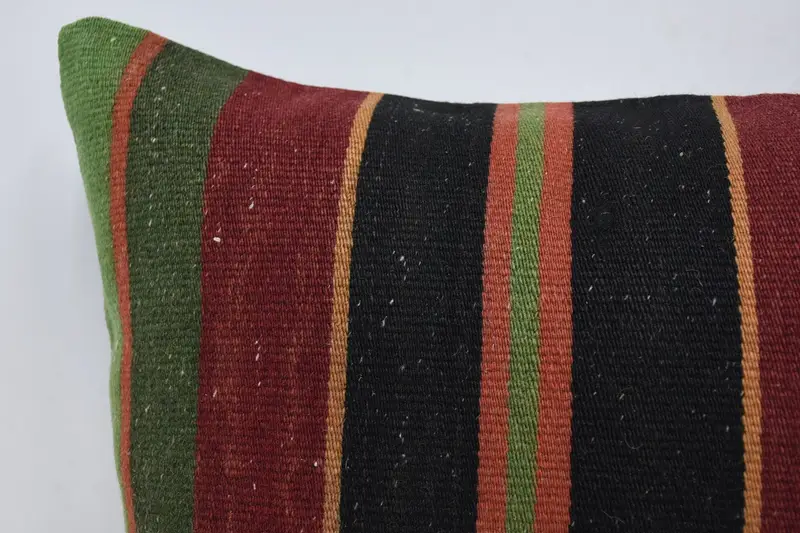 16x24 Red Pillow Sham, Accent Throw Cushion, Kilim Cushion Sham, Chair Pillow Case, Antique Pillows, Knitted Pillow Case, Cushion, Pillow for Couch - 2