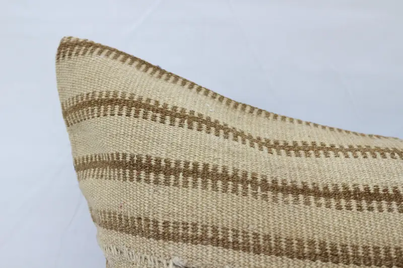 Cushion Cover, Pet Cushion Case, Kilim Pillow, Vintage Kilim Pillow, 32x32 Beige Cushion, Retro Throw Cushion Case, Bed Pillow, Pillow for Couch - 2