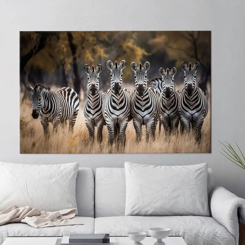 Wildlife Forest Canvas: Printed Art of Wild Animals