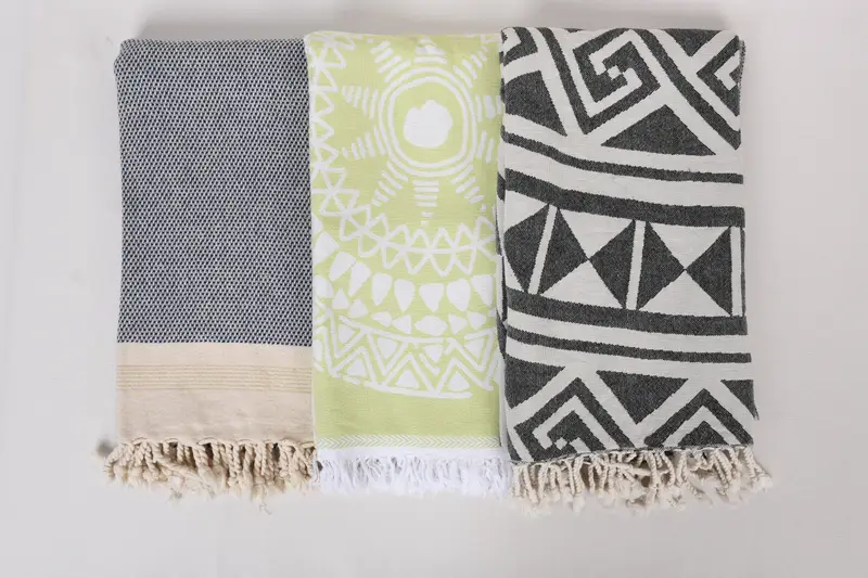 Bridal Shower Favors, Monogram Beach Towel, 70x40 Cotton Set of 8 Towel, Bachelor Party Gifts, Turkish Towel Set, Pool Towels, Turkish bath towel - 7