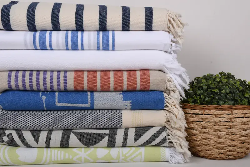 Bridal Shower Favors, Monogram Beach Towel, 70x40 Cotton Set of 8 Towel, Bachelor Party Gifts, Turkish Towel Set, Pool Towels, Turkish bath towel - 2