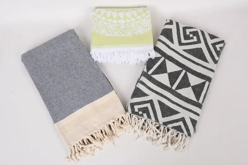 Bridal Shower Favors, Monogram Beach Towel, 70x40 Cotton Set of 8 Towel, Bachelor Party Gifts, Turkish Towel Set, Pool Towels, Turkish bath towel - 6