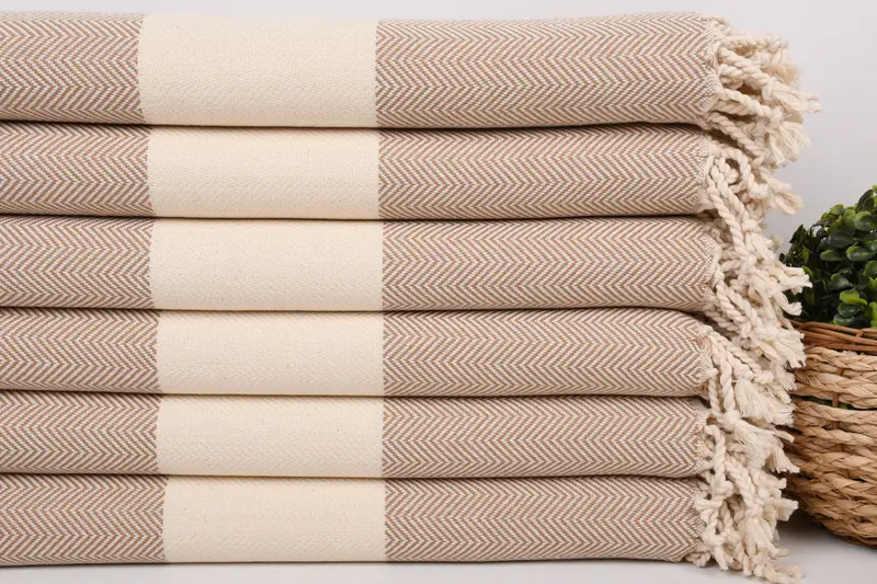 Quick-dry peshtemal, Gift For Him, 70x40 Cotton Herringbone Towel, Gift For Best Friend, Bachelorette Party Favors, Holiday Towel, Organic Towel - 2