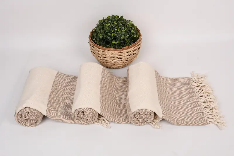 Quick-dry peshtemal, Gift For Him, 70x40 Cotton Herringbone Towel, Gift For Best Friend, Bachelorette Party Favors, Holiday Towel, Organic Towel - 8