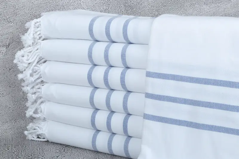 Wedding Favors, Housewarming Gift, Bachelorette Party Gifts, Peshtemal Towel, Turkish Bath Towel Set, 70x40 Cotton Striped Towel, Christmas Gift - 1