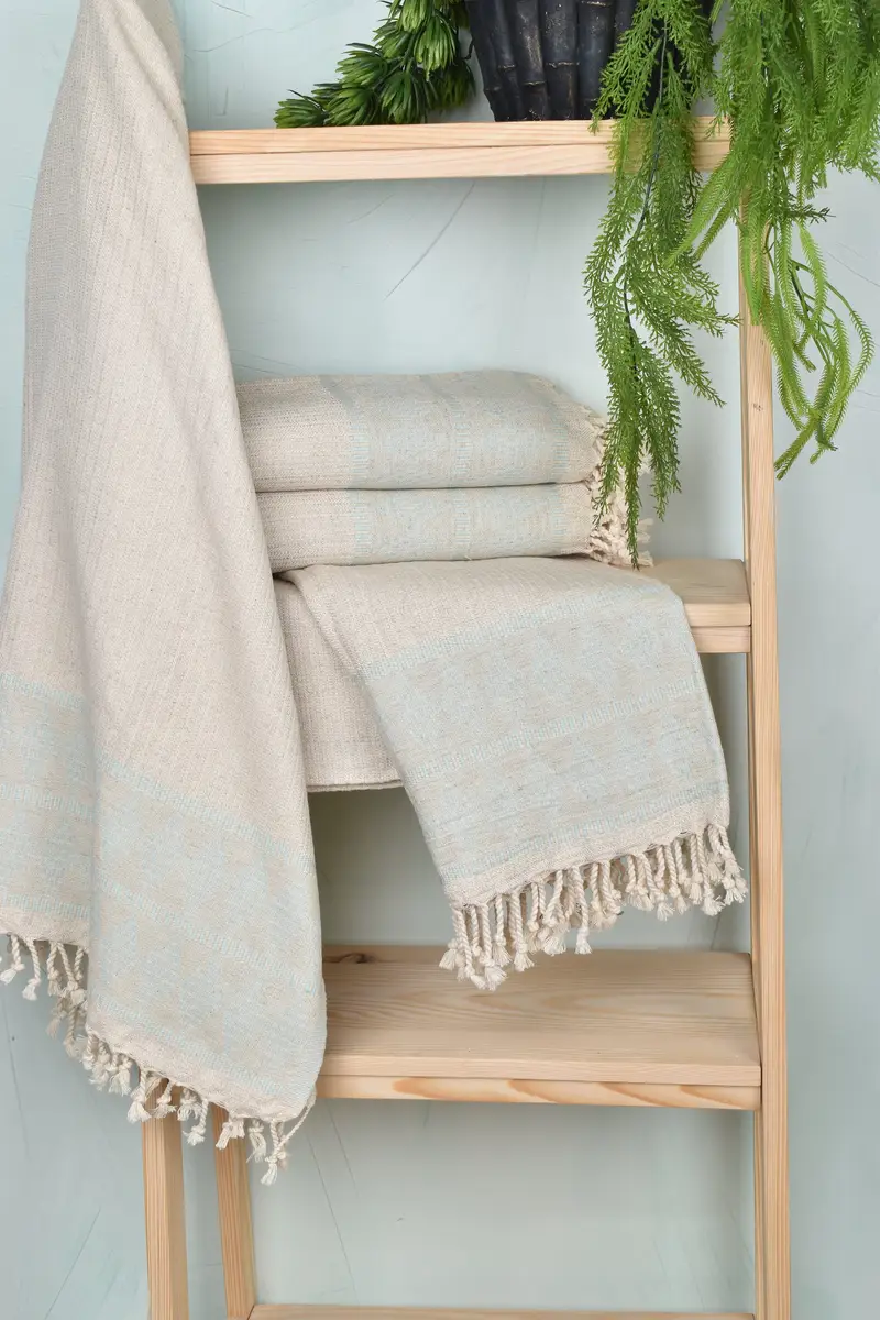 Holiday Towel, 70x36 Linen Kilim Design Towel, Wedding Gifts Towel, Bridal Shower Favors, Personalized Turkish Towel, Bachelor Party Gifts - 6