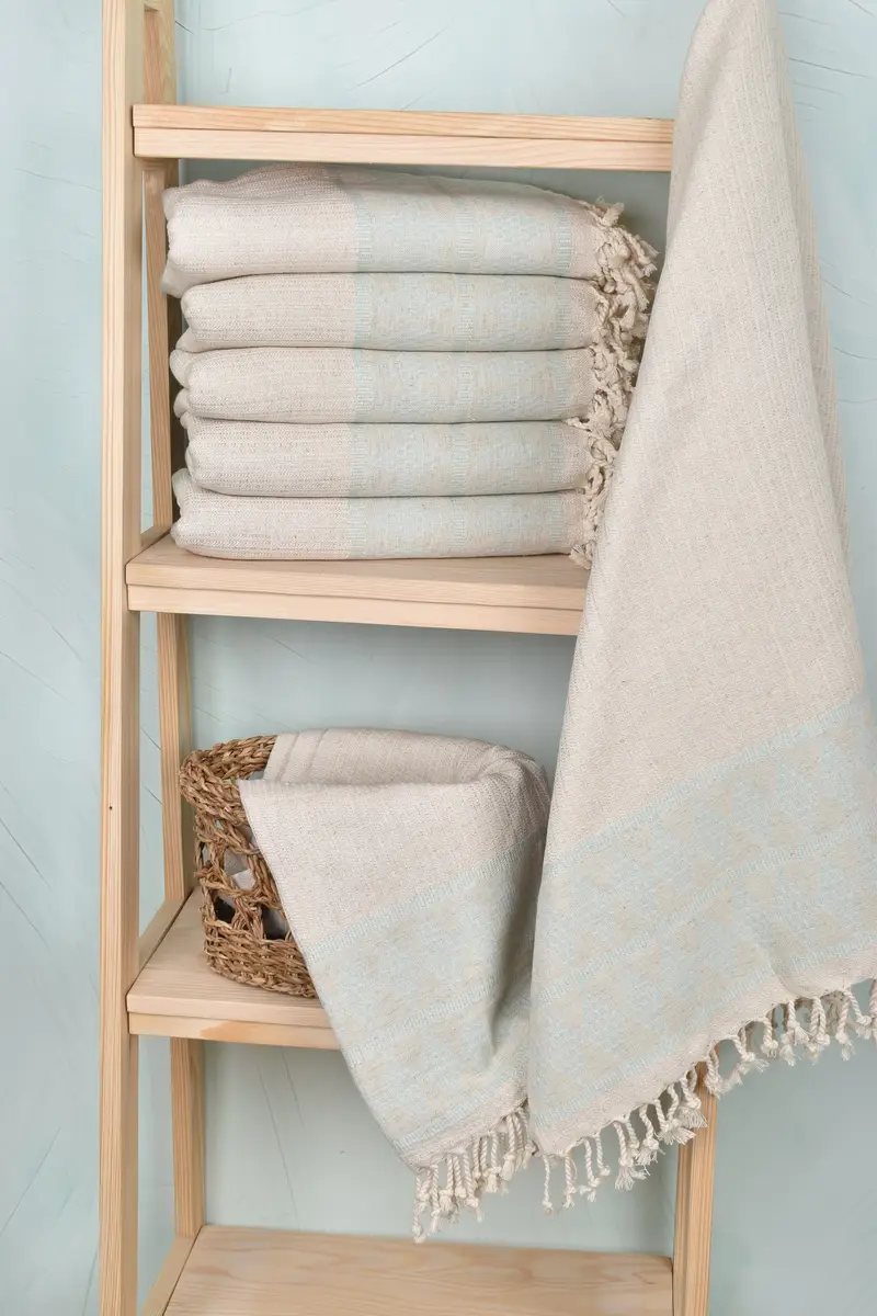 Holiday Towel, 70x36 Linen Kilim Design Towel, Wedding Gifts Towel, Bridal Shower Favors, Personalized Turkish Towel, Bachelor Party Gifts - 3