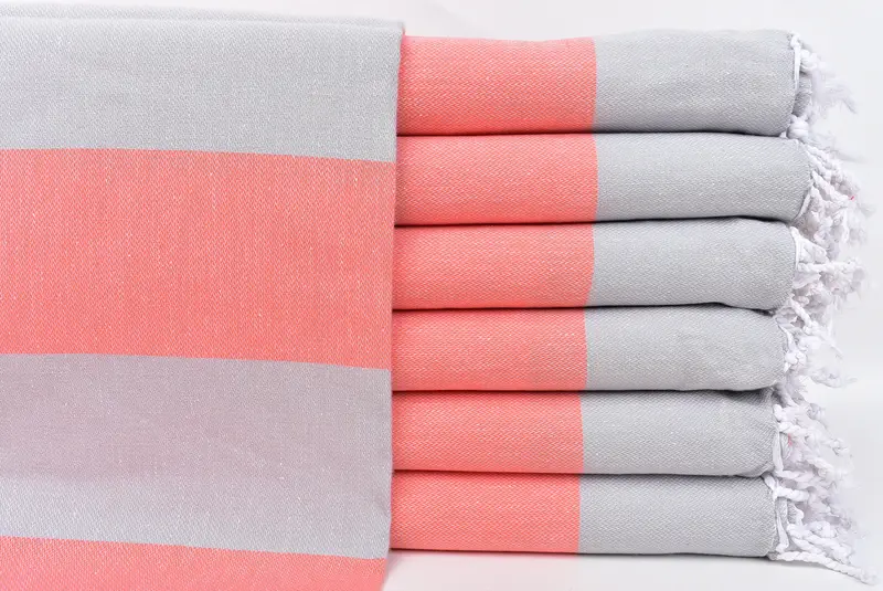 70x40 Cotton Striped Towel, Holiday Towel, Bachelorette Towel, Wedding Gift, Beach Size Towel, Soft towel, Bridal Shower Favors, Customized Towels - 1