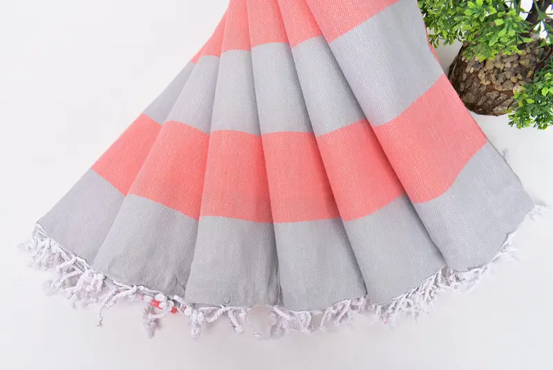 70x40 Cotton Striped Towel, Holiday Towel, Bachelorette Towel, Wedding Gift, Beach Size Towel, Soft towel, Bridal Shower Favors, Customized Towels - 4
