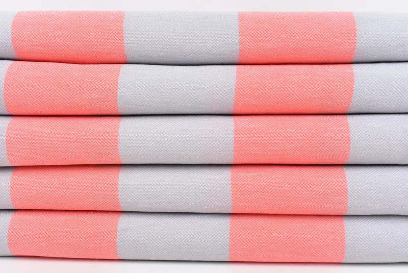 70x40 Cotton Striped Towel, Holiday Towel, Bachelorette Towel, Wedding Gift, Beach Size Towel, Soft towel, Bridal Shower Favors, Customized Towels - 2
