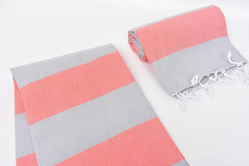 70x40 Cotton Striped Towel, Holiday Towel, Bachelorette Towel, Wedding Gift, Beach Size Towel, Soft towel, Bridal Shower Favors, Customized Towels - 7