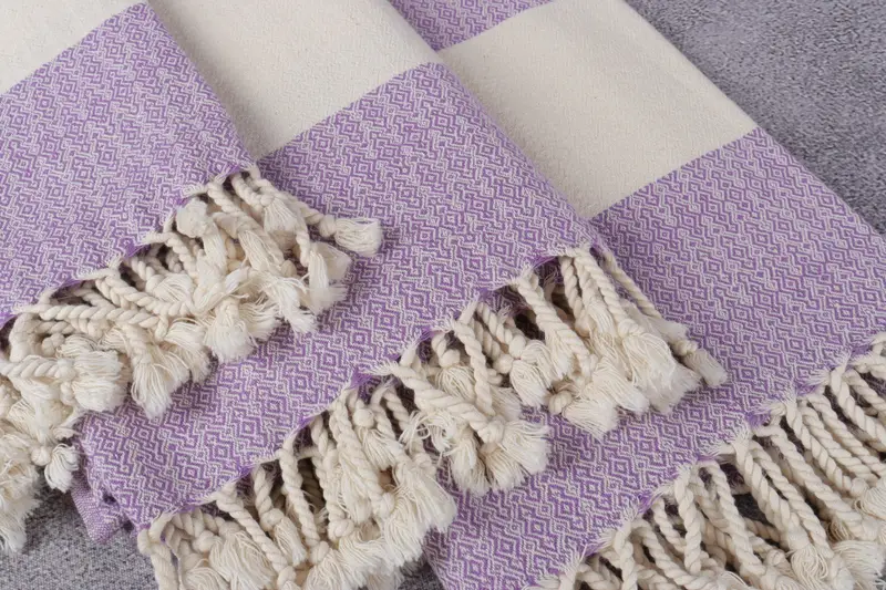 Soft towel, Boyfriend Christmas Gift, Girls Weekend Getaways Ideas, Guest Towel, 68x36 Cotton Diamond Towel, Wedding Gifts Towel, Summer Gift - 5