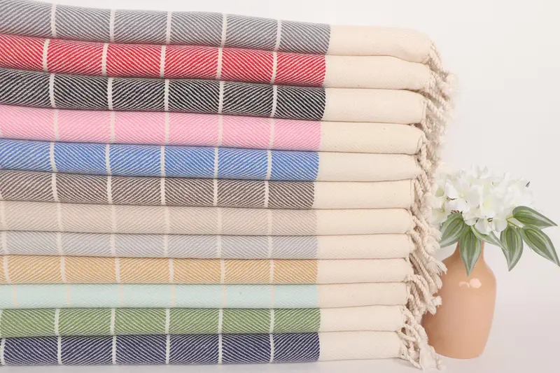 Personalized Gifts, Merry Christmas Gifts, 36x16 Cotton Striped Towel, Gym Towel, Personalized Hand Towel, Bridal Shower Favors, Personalized Gift - 2