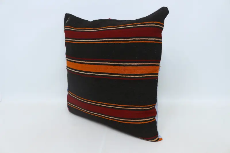 Pillow Cover, Gift Pillow, Home Decor Pillow, Antique Pillows, Hippie Throw Cushion, 28x28 Brown Pillow, Sofa Bolster Pillow Case - 4